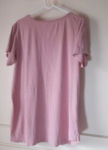 Pink Graphic T-Shirt For Gym/walking
