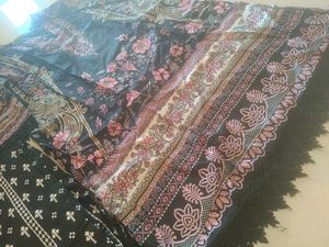 Elegant Black Floral Kurta Set