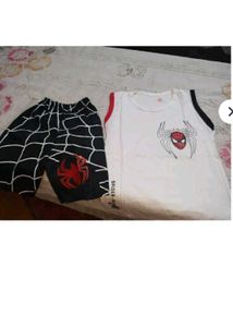 Spiderman Tank Top and Shorts Set