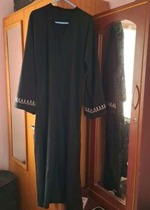 Elegant Black Abaya Dress For Kids