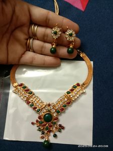 Necklace With Earrings