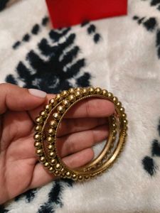 Gold Bangles Set