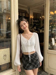 Victorian Long Sleeve Knot Top