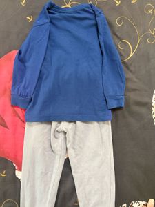 Kids Blue T-Shirt "One &amp; Only"with pant