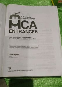 price drop🎉🎉MCA Entrance Exam Book