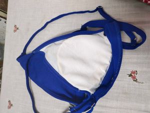 Vibrant Blue Bikini Top