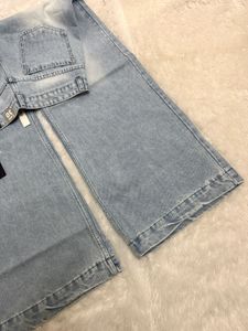 Wide Leg Denim Jeans