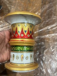 Embellished Marble Stand - Hollow