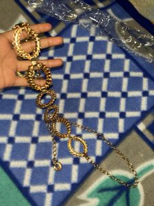 Gold Tone Chain Belt