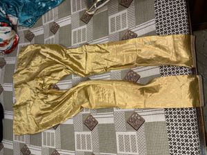 🌸Elegant Gold Embellished Poncho Dress