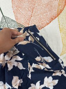 Floral Print Mini Skirt