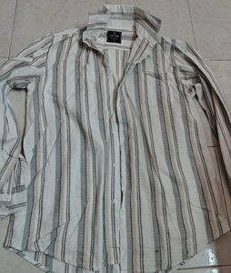 Men's Premium Cotton Striped Shirt