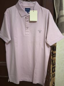 GANT Men's Pink Polo Shirt