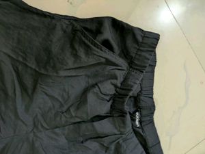 Black Wide Leg Cargo Pants