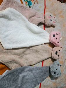 Cute Bear Hand Towels ( Pack Of 3)