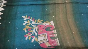 New Elephant Print Saree