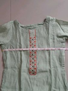 Light Green Kurta Pant Dupatta Set