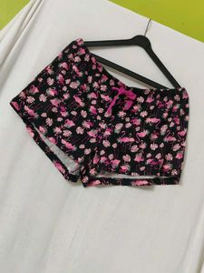 Cute Flamingo Pajama Shorts