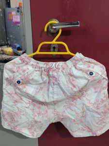 cute pink bow shorts