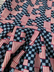 Retro Geometric Print A-Line Dress