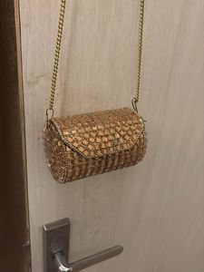 Sparkly Beaded Clutch Bag
