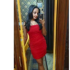 Red Bodycon Dress 👗