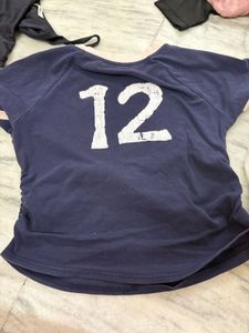 Casual Navy Blue T-Shirt