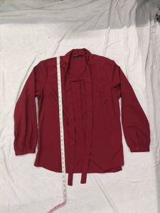 Elegant Burgundy Blouse