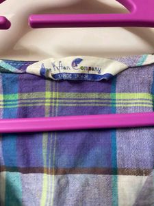 Comfy Cotton Checked Night Suit Set – 2XL