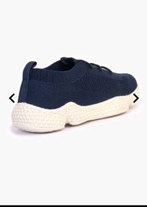 Navy Blue 'Fiery Feet' Sneakers