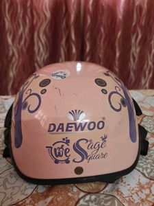 Pink Scooter Helmet with Visor