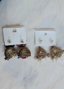Elegant Jhumka Earrings Set