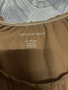 American Eagle Smocked Y2k Top