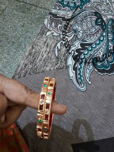 Elegant Gold-Plated Bangle Set