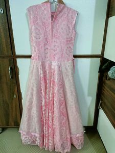 beautiful baby pink kurta/gown