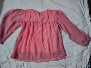 Pink casual Top