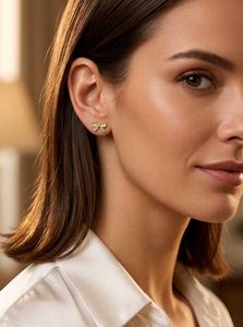 Cute Bow Stud Earrings