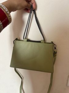 Chic Olive Green Crossbody Bag