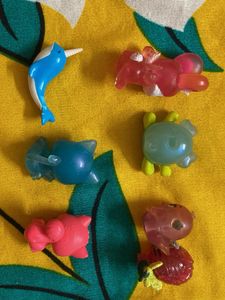 Set of 7 Cute Hatchimal Animal Figurines