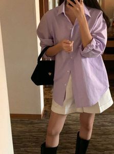 Lavender Oversized Shirt