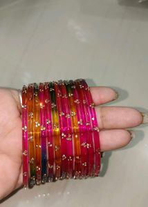 Vibrant Multicolored / sky-blue /light Pink/red/Ba