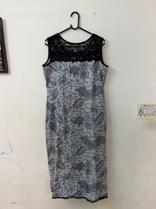 Designer Kurti With Net Lace