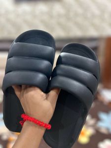 Women’s Black Slide Slippers (REDTAPE)