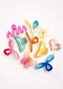 Cute Hair Claw Clips Set (10 Pcs Assorted)