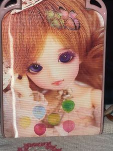 cute 3d doll mirror 🎀
