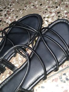 Black Strappy Sandals