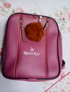 Krazy Kat Pink Backpack