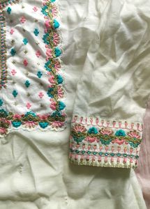 Simple White Kurta
