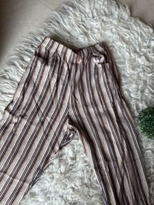 Striped Wide-Leg Pants