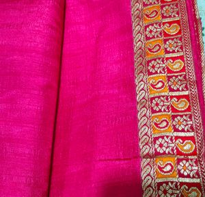 🌹 NEW ROSE PINK SAREE – PURE ELEGANCE! ✨